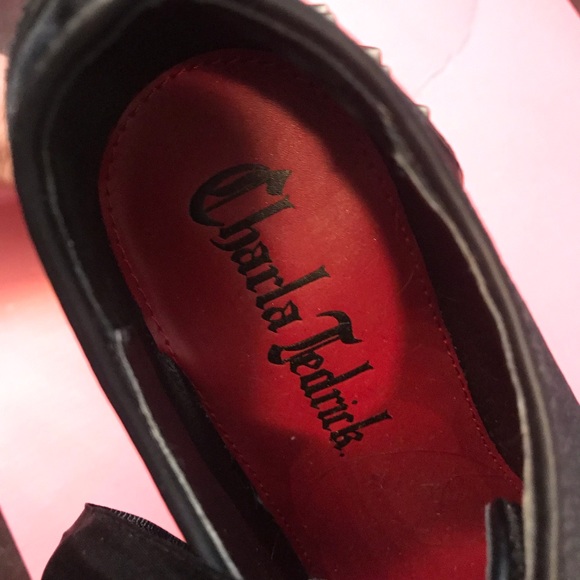 Velvet Platform Booties - Picture 7 of 8